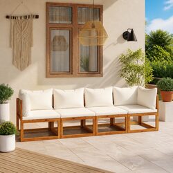 Comfortable 4-Seater Garden Sofa Set for Your Patio