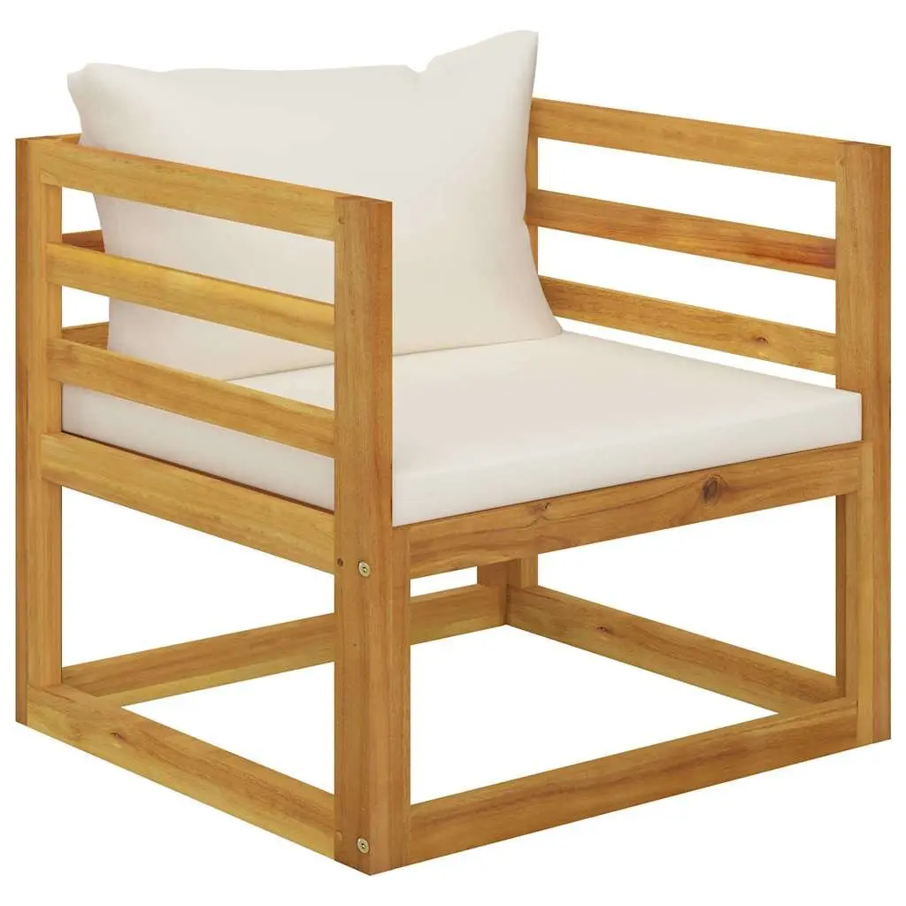 Garden Lounge Set 12 Piece Outdoor Furniture Patio Sofa Coffee Table Cream