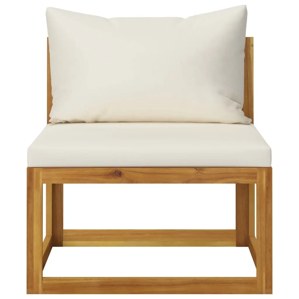 Garden Lounge Set Outdoor Furniture 6 Piece Modular Cream