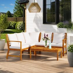 Comfortable 4 Piece Garden Lounge Set Built to Last