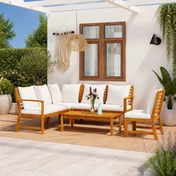Comfortable 5-Piece Lounge Set for Your Patio
