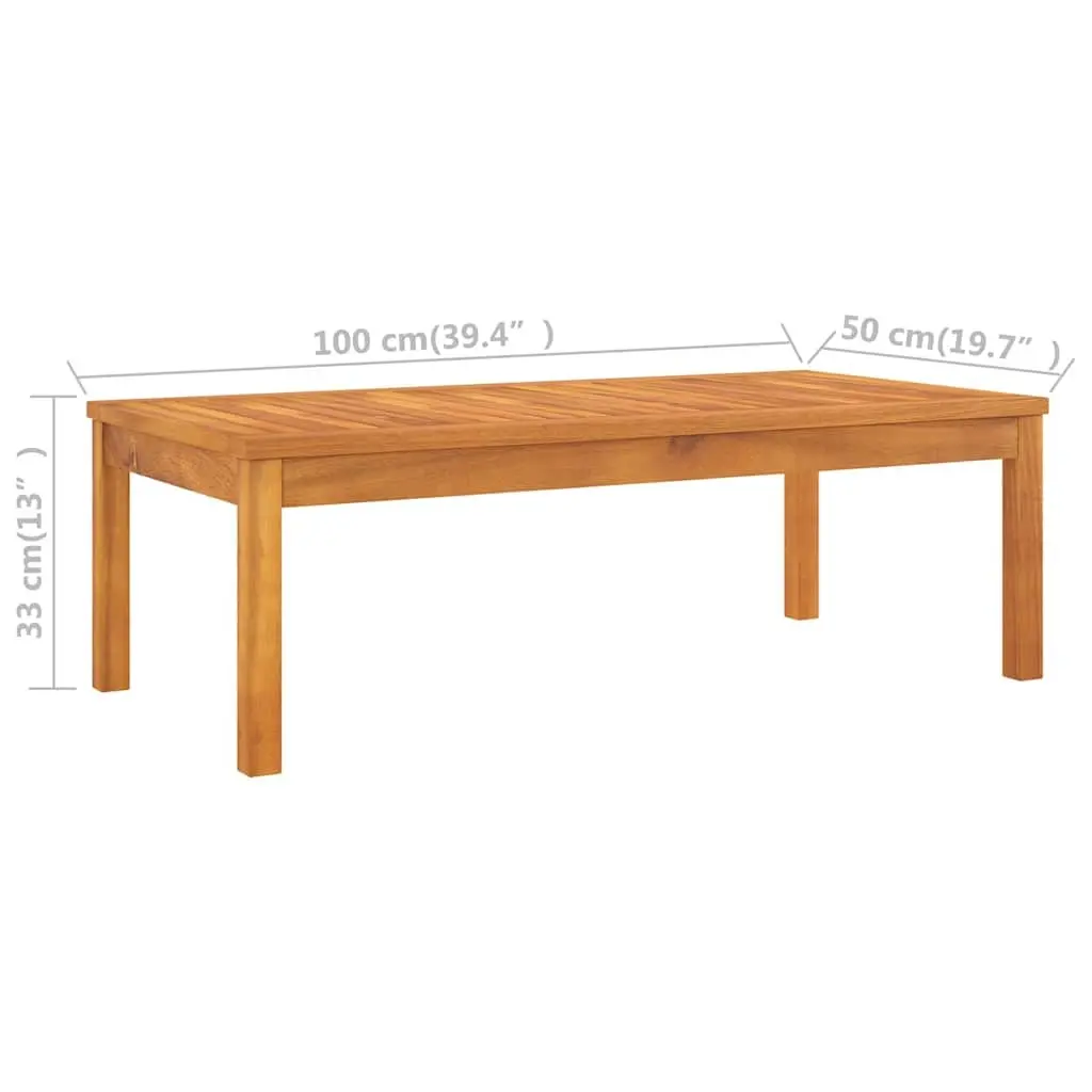 4 Piece Garden Lounge Set Outdoor Furniture Sofa Coffee Table Cream