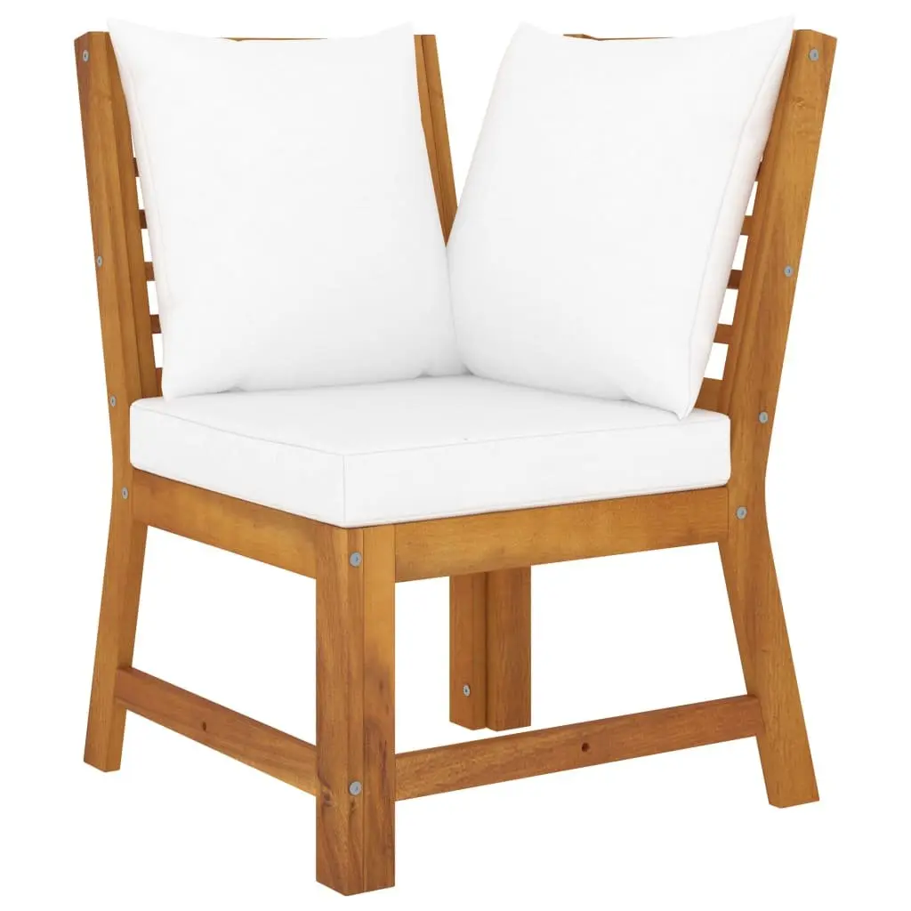 4 Piece Garden Lounge Set Outdoor Furniture Sofa Coffee Table Cream