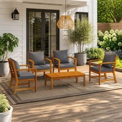 5 Piece Lounge Set: Practical Outdoor Furniture Solution