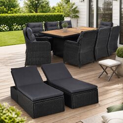 Quality 11 Piece Outdoor Dining Set at Great Value