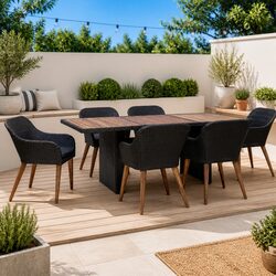 Comfortable and Affordable 7 Piece Patio Dining Set