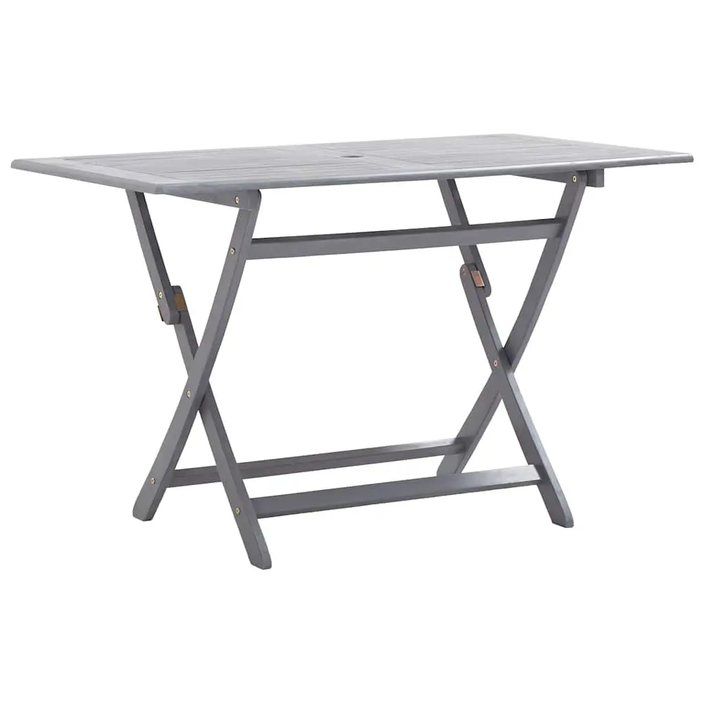 7 Piece Grey Acacia Outdoor Dining Set