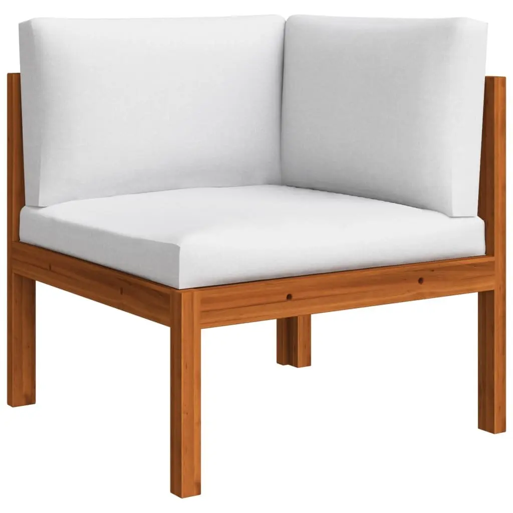 Garden Lounge Set 4 Piece Outdoor Furniture Patio Sofa with Rope Backrest