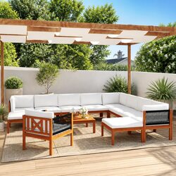 Affordable Luxury: 12-Piece Outdoor Lounge Set