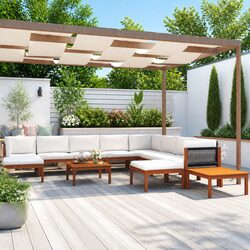 Comfortable 12-Piece Lounge Set for Relaxation