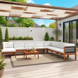 Comfortable 9-Piece Garden Lounge Set - Value and Style