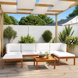 Comfort and Value with a 7 Piece Garden Lounge Set