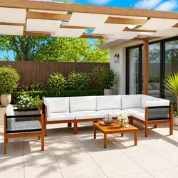7 Piece Garden Lounge Set: Comfort and Value Combined