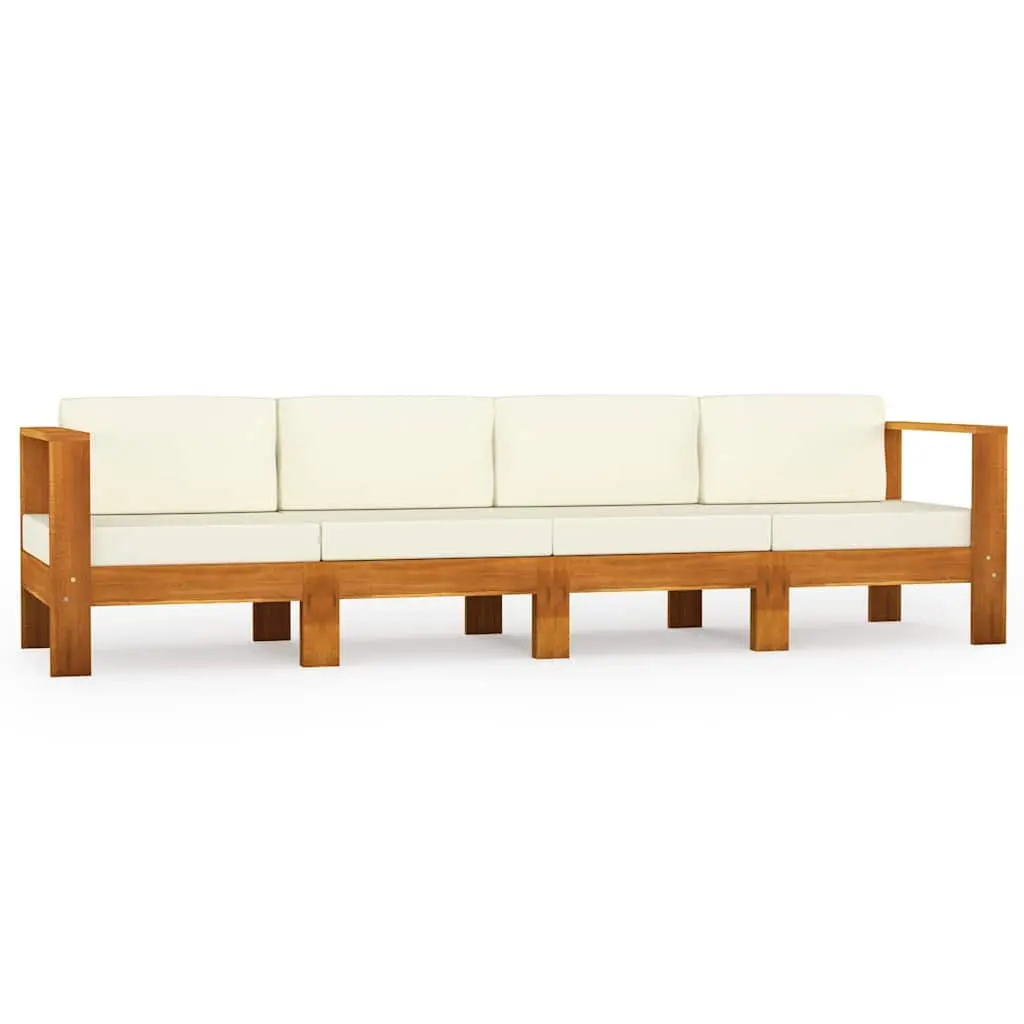 4-Seater Garden Sofa with Cushions