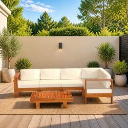 Comfortable and Reliable 6 Piece Garden Lounge Set
