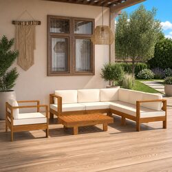 Comfort and Value in a 7-Piece Garden Lounge Set