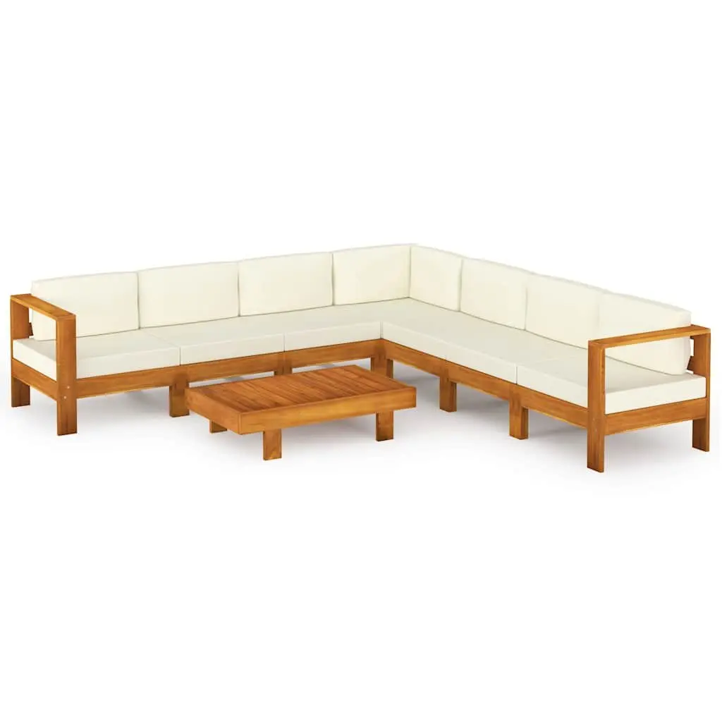 8 Piece Garden Lounge Set for Outdoor Enjoyment