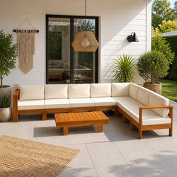 Comfortable 9-Piece Garden Lounge Set for Your Home