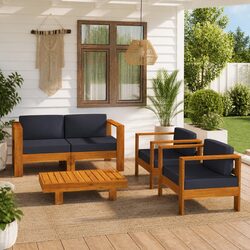 Comfortable and Durable 4 Piece Garden Lounge Set