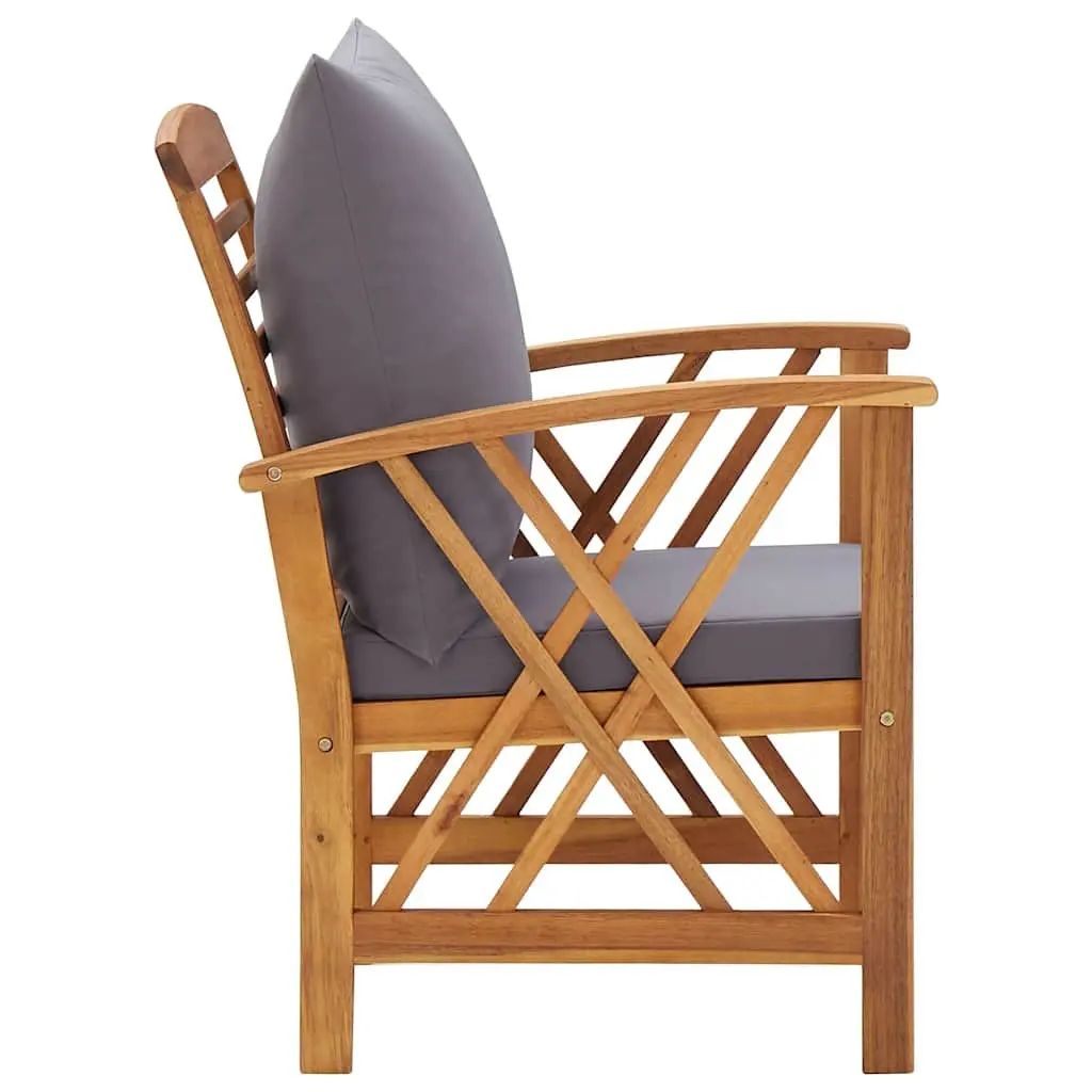 5 Piece Garden Lounge Set Outdoor Furniture Patio Seating Grey