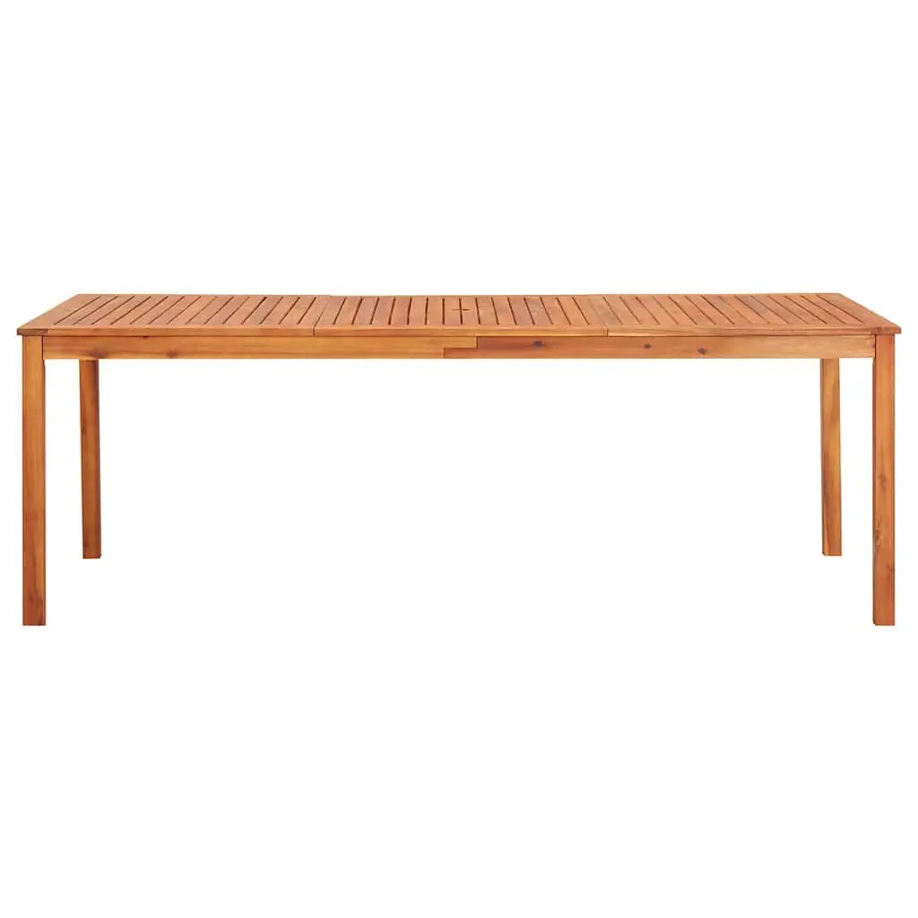 9-Piece Solid Acacia Wood Dining Set