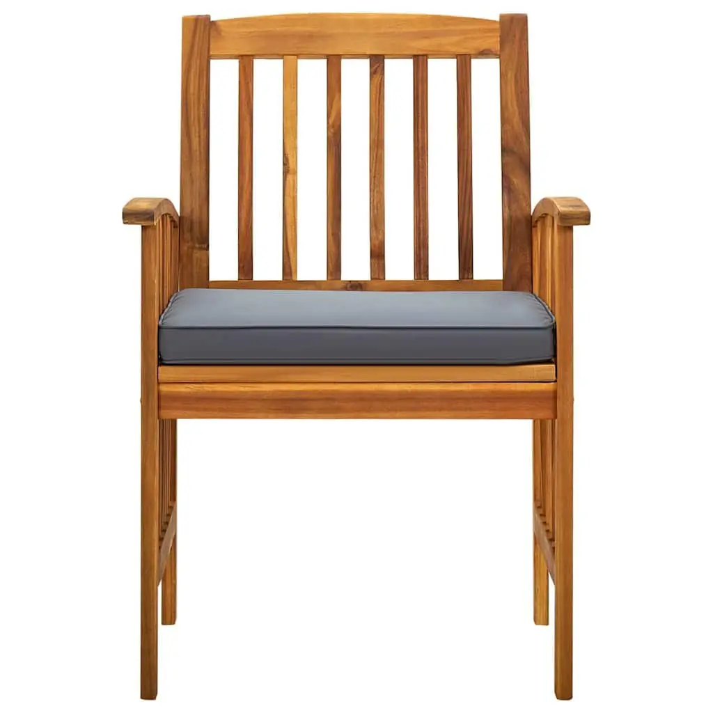 9-Piece Solid Acacia Wood Dining Set