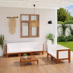 Reliable 6-Piece Lounge Set for Outdoor Comfort