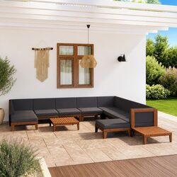 Practical 12 Piece Lounge Set: Comfort Meets Durability