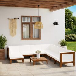 Value and Durability in a 9 Piece Garden Lounge Set