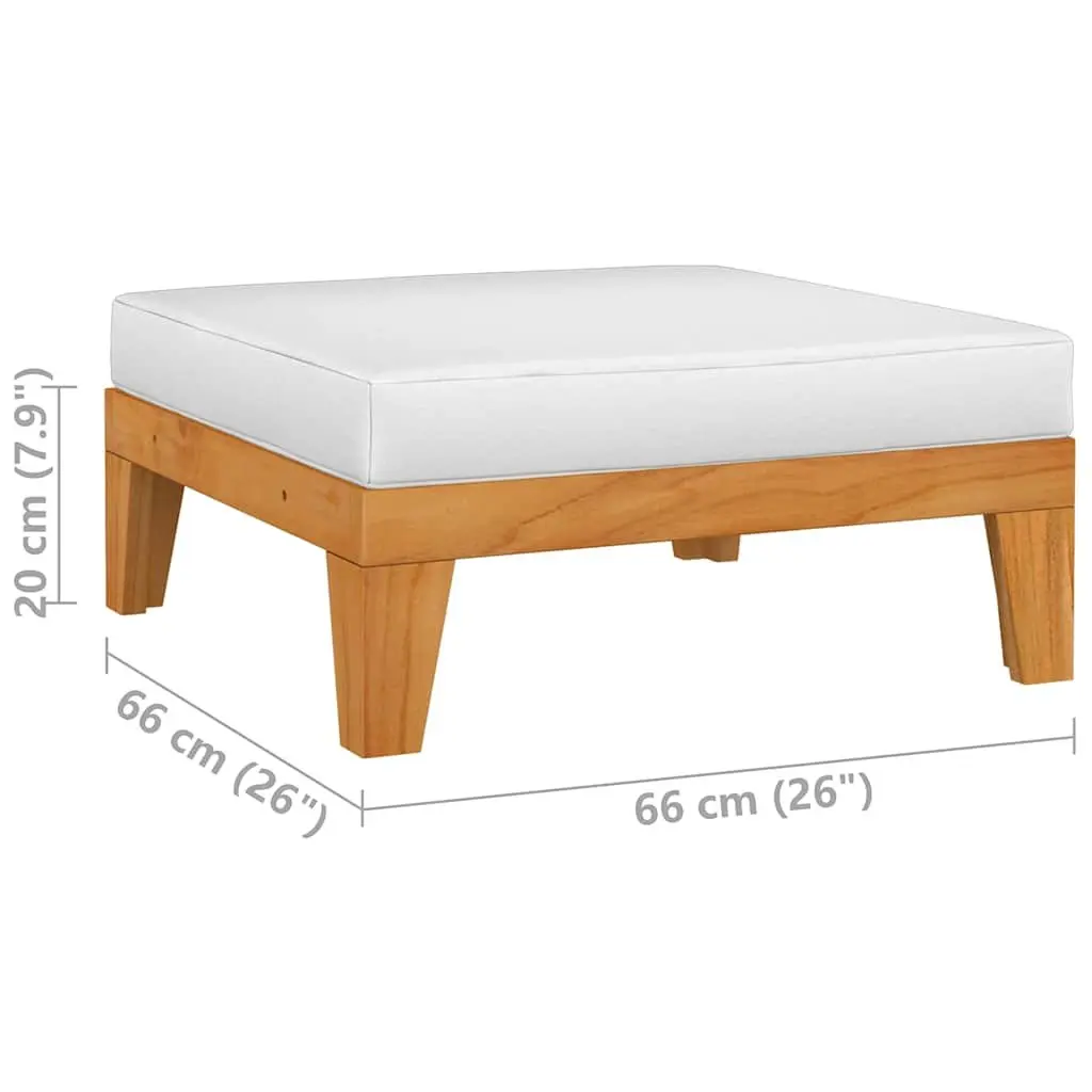 3-Piece Lounge Set with Cushions for Outdoor Use