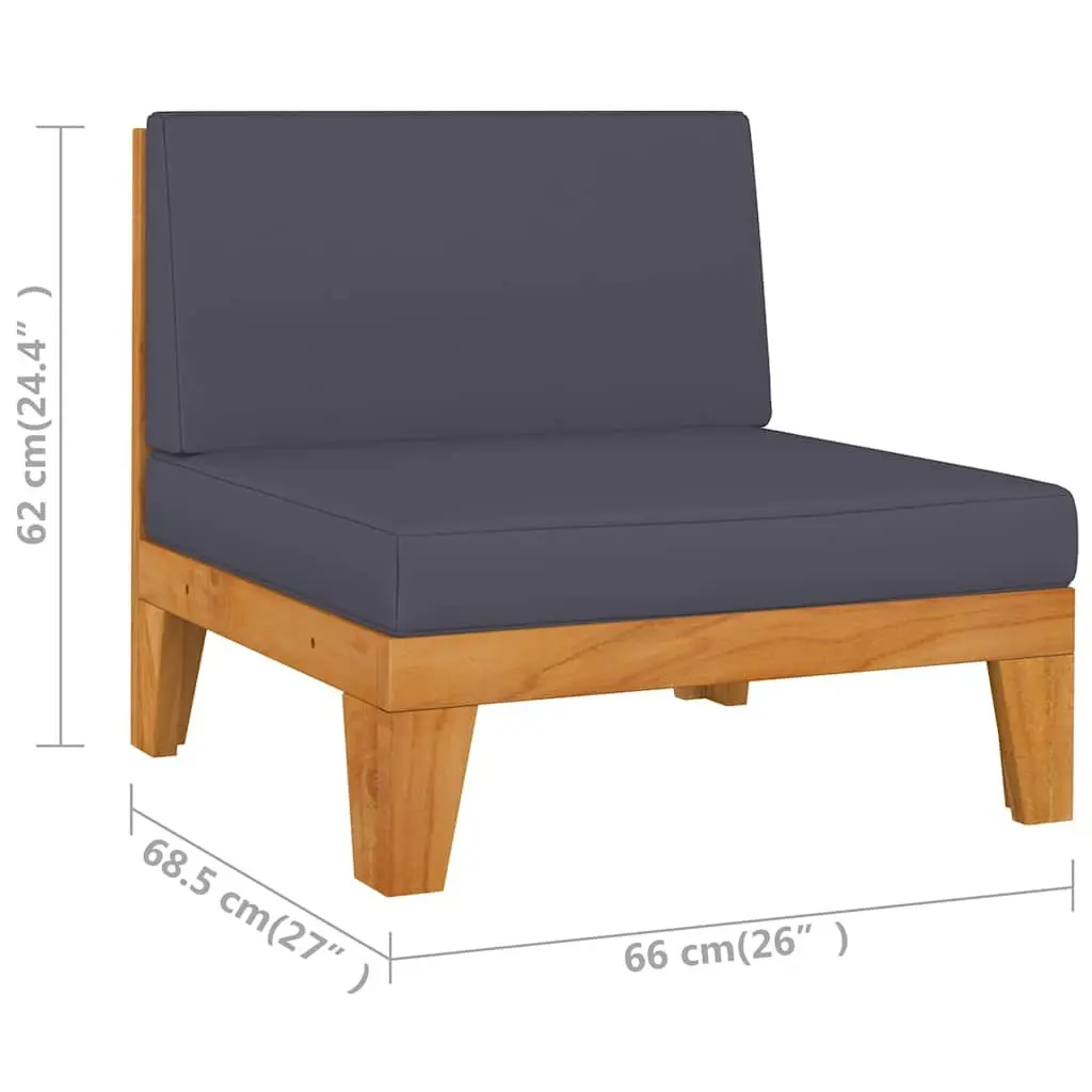 3 Piece Outdoor Lounge Set with Cushions