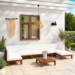Value-Oriented 8 Piece Garden Lounge Set with Cushions