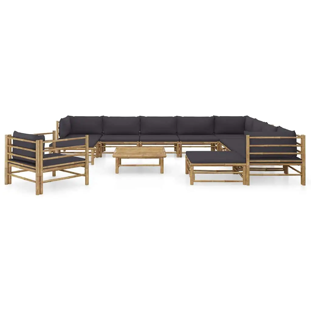 12-Piece Bamboo Lounge Set