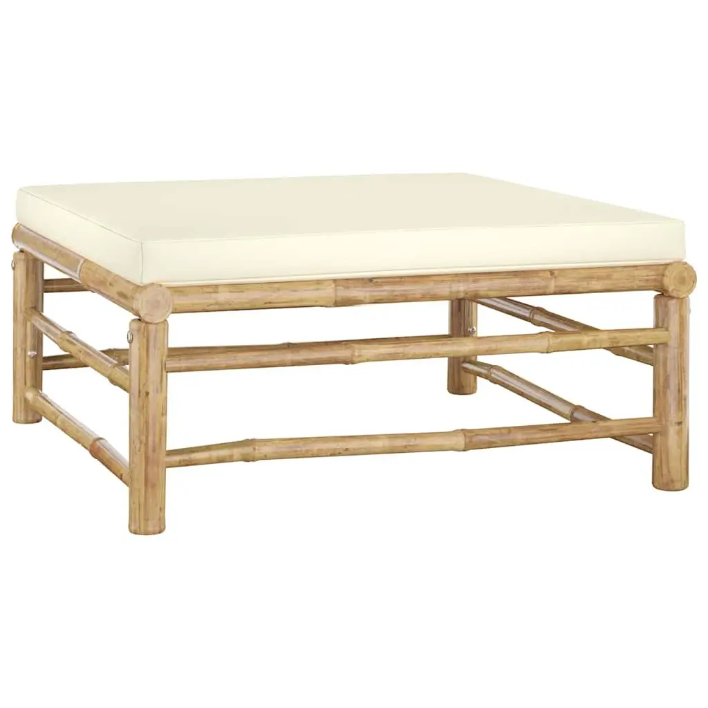 9-Piece Bamboo Lounge Set for Outdoor Enjoyment