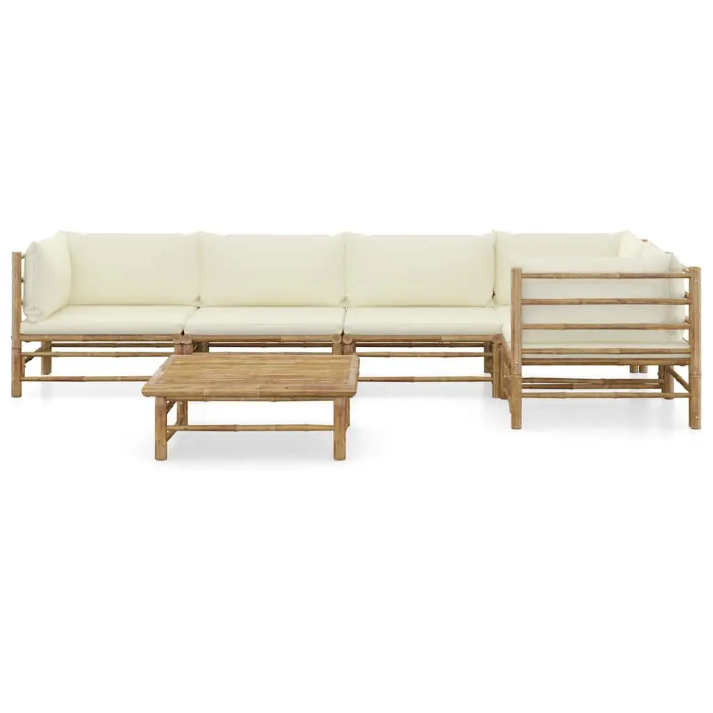 6-Piece Bamboo Lounge Set