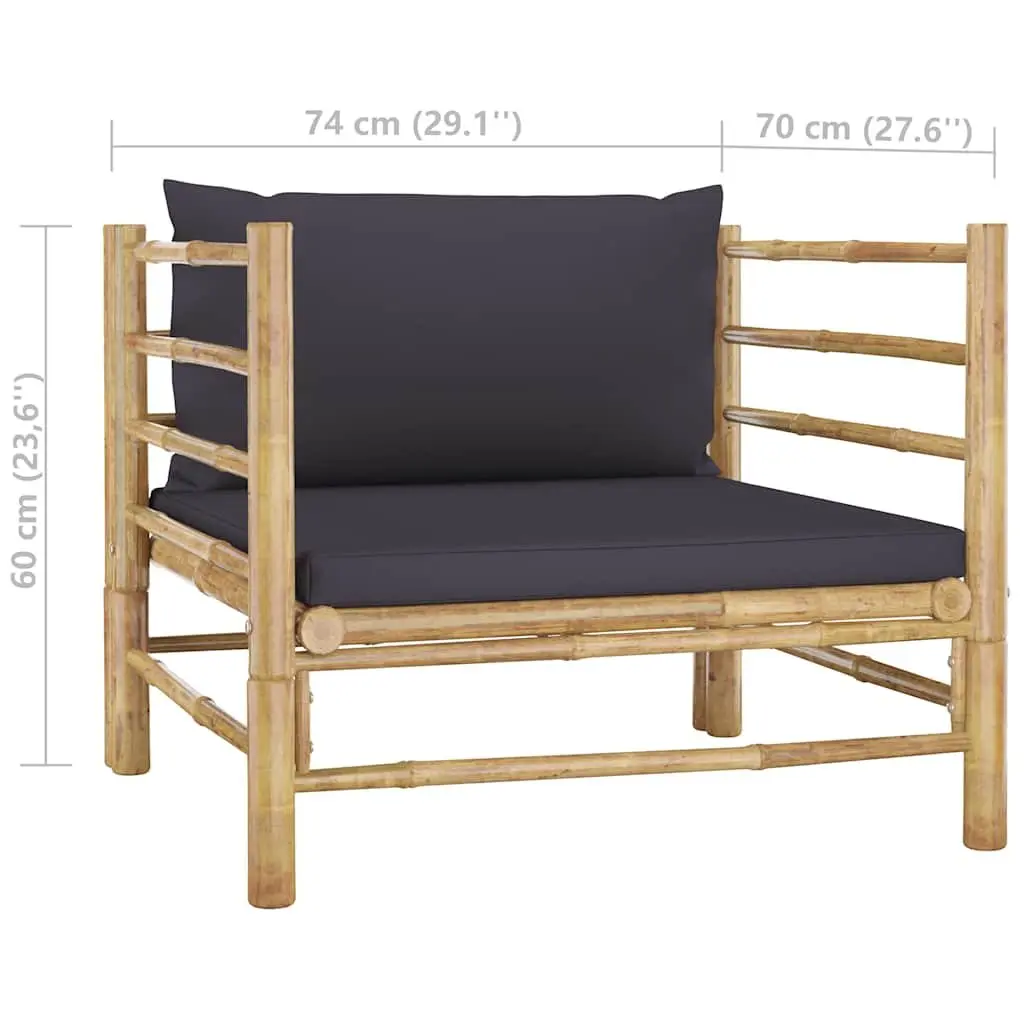 7 Piece Bamboo Lounge Set