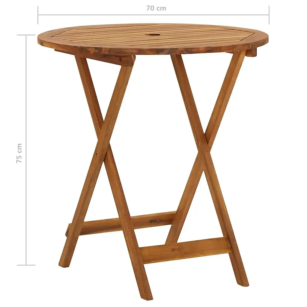 3-Piece Folding Dining Set for Outdoor Enjoyment