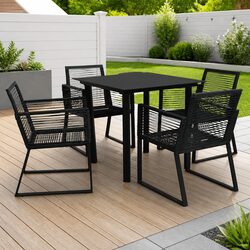 Versatile 5 Piece Outdoor Dining Set for Relaxed Living