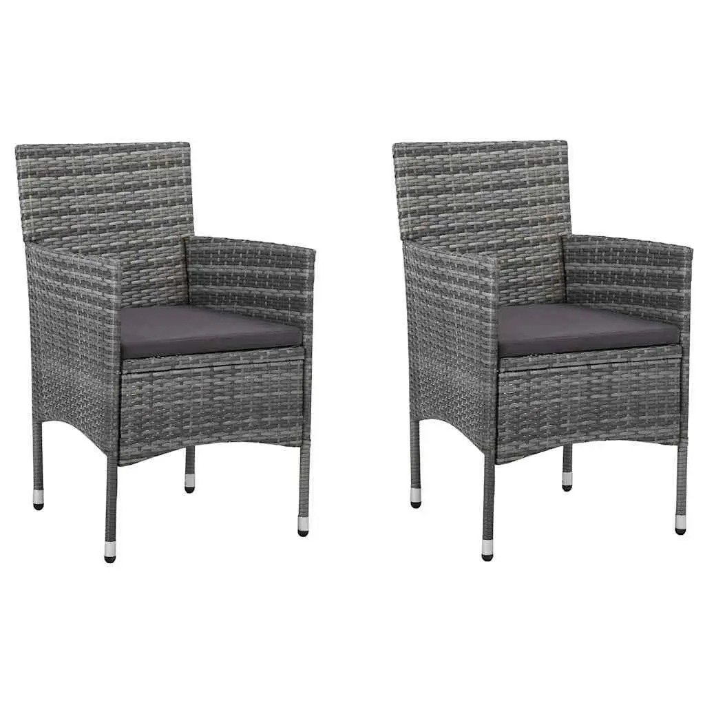 3 Piece Dining Set in Grey