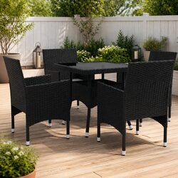 Comfortable 5 Piece Outdoor Dining Set - Great Value