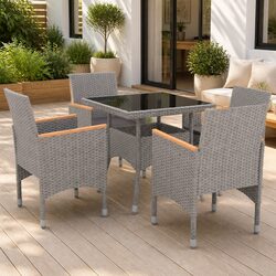 Comfortable and Reliable 5-Piece Outdoor Dining Set