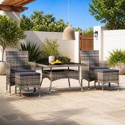 Comfortable and Value-Packed 5 Piece Garden Dining Set