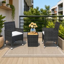Comfortable and Durable 3 Piece Bistro Outdoor Set