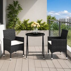 Practical 3 Piece Garden Bistro Set for Your Home
