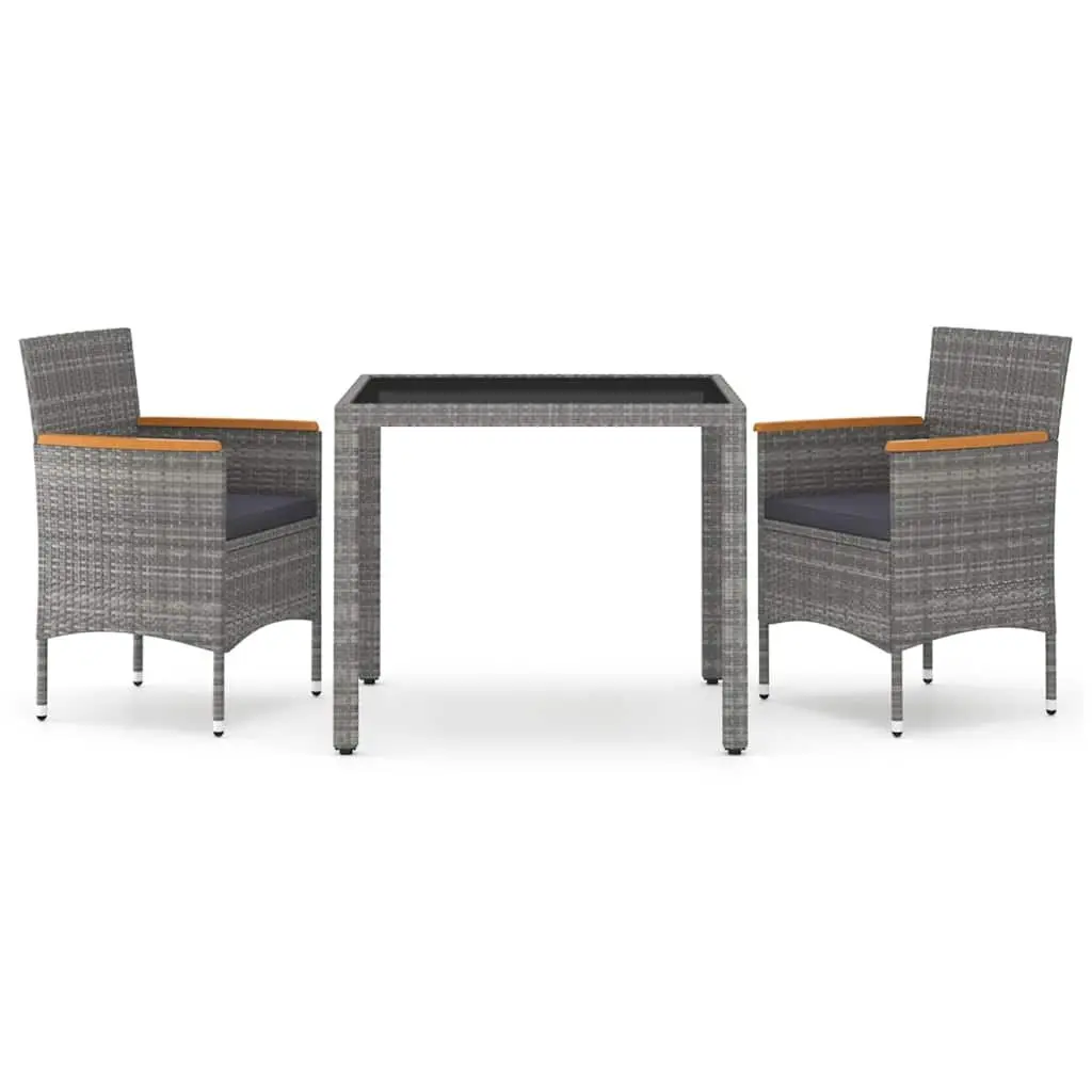 Garden Dining Set in Grey
