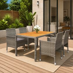 Comfortable and Affordable 5-Piece Garden Dining Set