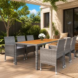 7 Piece Garden Dining Set: Practical and Reliable