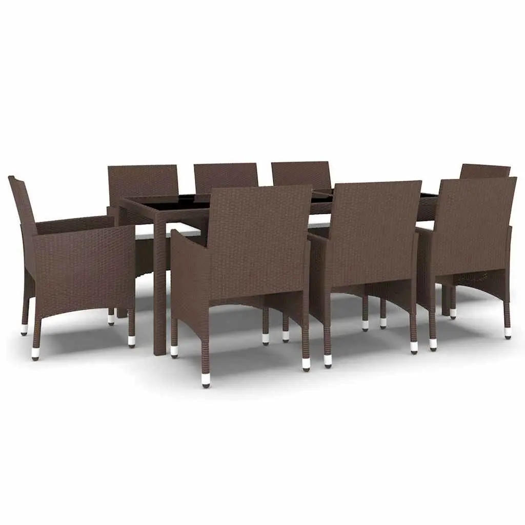 9-Piece Dining Set for Outdoor Enjoyment
