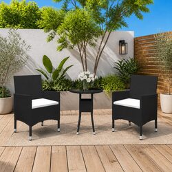 Warm and Value-Focused 3 Piece Garden Dining Set