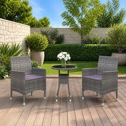 Comfortable and Practical 3 Piece Dining Set for Gardens